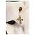 Magnifici orecchini DOLCE & GABBANA dorati con croce barocca e swarovski - vista 7