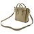 Céline Borsa a mano Celine Luggage Nano Shopper Beige - vista 3