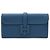 Borsa Clutch Hermès Jige Elan 29 Blu - vista 2