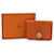 Hermès Billetera compacta Dogon HERMES / Monedero Naranja  - vista 9