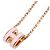 Hermès Collana Pendente Mini Pop H HERMES Rosa D'oro