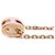 Hermès Collana Pendente Mini Pop H HERMES Rosa D'oro - vista 3