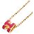 Hermès Collana Pendente Mini Pop H HERMES D'oro