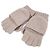 Hermès Lionel Kaschmir Strickhandschuhe aus Hirschleder Beige - Ansicht 4