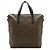 Borsa Tote Kitan Monogram Macassar Louis Vuitton Marrone Nero - vista 2