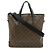 Borsa tote Davis Monogram Macassar Louis Vuitton Marrone Nero