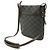 Borsa a Spalla Anagram Loewe Nero Marrone scuro - vista 3