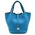 Borsa Tote Picotin Lock MM di Hermès Blu - vista 2
