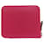 Porte-monnaie compact Azap en soie Hermès Rose  - vue 1