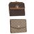 Céline Portafoglio in tela Macadam CELINE PVC 2 pezzi Marrone Beige Auth ti3905