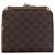 Céline Portafoglio in tela Macadam CELINE PVC 2 pezzi Marrone Beige Auth ti3905 - vista 3