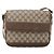 Gucci Borsa a Spalla GG Supreme PVC Beige Oro 001 116 0925 Auth 175362 D'oro - vista 13
