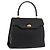 BALLY Borsa a mano in pelle nera e oro Auth YKZ1229 Nero D'oro