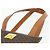 Céline Borsa tote in tela Macadam CELINE in pelle PVC marrone oro Auth mr2299A D'oro - vista 8