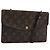 LOUIS VUITTON Bolsa de Hombro Monogram Double Rabat M51815 LV Auth 175461 Monograma