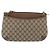 GUCCI GG Supreme Web Sherry Line Tasche aus PVC Beige Gold 904 02 026 Auth ka4002 Golden - Ansicht 2