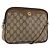Gucci Borsa a Spalla GG Supreme PVC Beige Oro 97 02 068 Auth 175170 D'oro