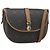 Borsa a spalla in tela a nido d'ape PVC nera e oro Christian Dior Auth YKZ1544