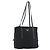 Prada Tote Bag aus schwarzem Nylon mit Silber authentisch 175704
