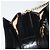 Borsa a spalla in pelle Gucci nera e oro Auth 175138 Nero D'oro - vista 11