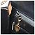 Borsa a spalla in pelle Gucci nera e oro Auth 175138 Nero D'oro - vista 23