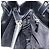 Borsa Tote Gancini in pelle nera e argento di Salvatore Ferragamo Auth 176582 Nero - vista 18