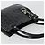 Borsa Tote Gancini in pelle nera e argento di Salvatore Ferragamo Auth 176582 Nero - vista 6