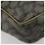 SAINT LAURENT Borsa a Spalla in Tela PVC Grigia Auth 176612 Marrone - vista 14