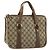 Borsa Gucci GG Supreme Web Sherry Line PVC Beige Oro 41 02 039 Auth YKZ1091 D'oro