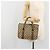 Borsa Gucci GG Supreme Web Sherry Line PVC Beige Oro 41 02 039 Auth YKZ1091 D'oro - vista 23