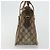 Borsa Gucci GG Supreme Web Sherry Line PVC Beige Oro 41 02 039 Auth YKZ1091 D'oro - vista 3