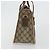 Borsa Gucci GG Supreme Web Sherry Line PVC Beige Oro 41 02 039 Auth YKZ1091 D'oro - vista 4