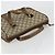 Borsa Gucci GG Supreme Web Sherry Line PVC Beige Oro 41 02 039 Auth YKZ1091 D'oro - vista 6