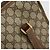 Borsa Gucci GG Supreme Web Sherry Line PVC Beige Oro 41 02 039 Auth YKZ1091 D'oro - vista 9