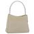 PRADA Borsa a mano in nylon avorio argento Auth 175397 Crudo