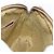 Gucci Borsa a spalla Micro GG Supreme PVC Beige Oro Auth 175309 D'oro - vista 19