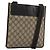 Bolso de Hombro GG Canvas Gucci PVC Beige Plata 27639 Auth yk20236