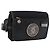 Borsa a vita Gianni Versace in nylon nero e argento Auth BA12122A