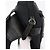Borsa a vita Gianni Versace in nylon nero e argento Auth BA12122A - vista 10