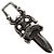 Pendente Charm Dagger Chrome Hearts in argento Ag925 Auth YKZ1427V