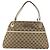 Borsa a mano GG Canvas Gucci Beige Oro 121023 Auth 175393 D'oro - vista 13
