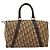 Borsa a mano in tela Trotter Christian Dior oro marrone Auth 175135 D'oro - vista 2