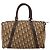 Borsa a mano in tela Trotter Christian Dior oro marrone Auth 175135 D'oro - vista 3