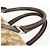 Borsa a mano in tela Trotter Christian Dior oro marrone Auth 175135 D'oro - vista 8