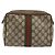 GUCCI GG Supreme Web Sherry Line Clutch Bag PVC Beige Rosso 89 01 012 Auth am11316 - vista 2