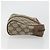 GUCCI GG Supreme Web Sherry Line Clutch Bag PVC Beige Rosso 89 01 012 Auth am11316 - vista 4