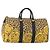 Borsa Boston in tela giallo oro Auth BA11776A di Gianni Versace D'oro