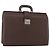 Borsa da lavoro in pelle marrone e argento Burberry Auth bs34224