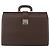 Borsa da lavoro in pelle marrone e argento Burberry Auth bs34224 - vista 13