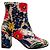 Botines de cuero con estampado floral múltiple Balenciaga Multicolor - vista 2